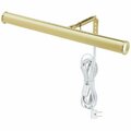 Brightbomb 75051 14 in. Polished Brass Slimline Picture Light Fixture BR3871865